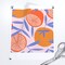 Bright Citrus Orange Tropical Vector Art Hand-Drawn Tangerine Custom Removable Wallpaper by Spoonflower Peel & Stick Wallpaper 2FT Wide